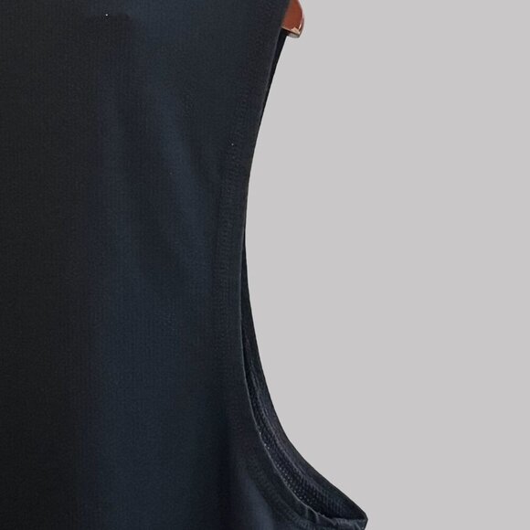 Champion Tank Top Mens Large Black Moisture Wicking Sleeveless Embroidered logo‎ - Picture 6 of 9